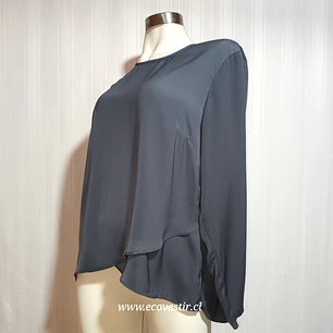 BLUSA MUJER GRIS H&M TALLA 44