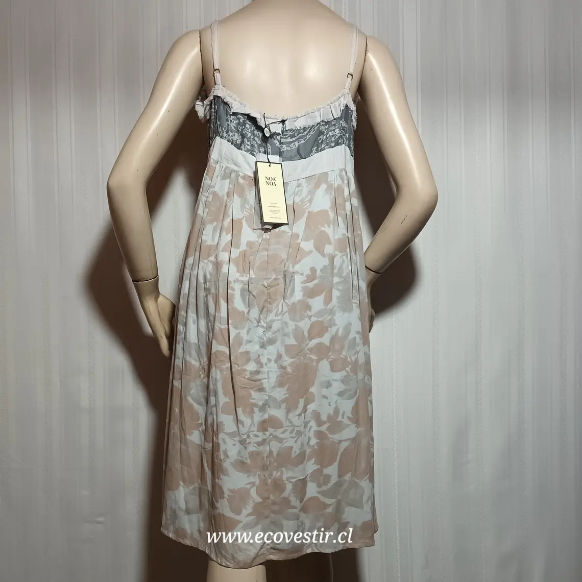 VESTIDO MUJER TIRANTES MULTICOLOR NOA NOA TALLA XL 4