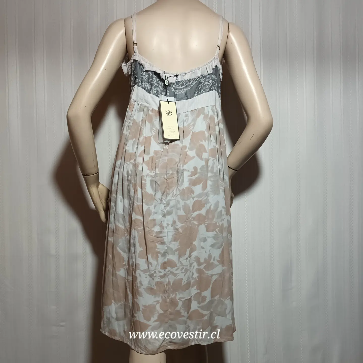 VESTIDO MUJER TIRANTES MULTICOLOR NOA NOA TALLA XL 4