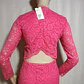 VESTIDO ENCAJE FUCSIA H&M TALLA 36 - Miniatura 5
