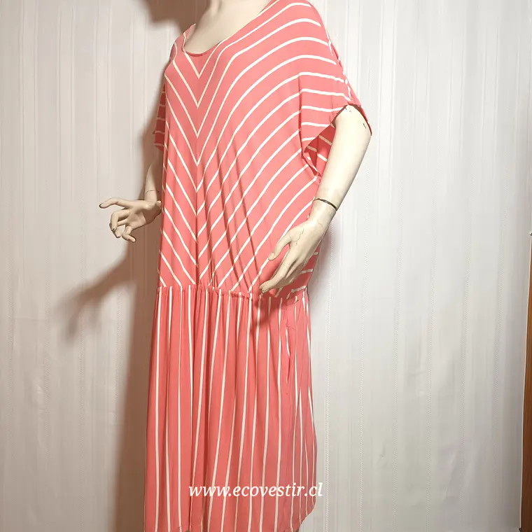 VESTIDO MUJER ROSADO AVA & VIV TALLA 3X 3