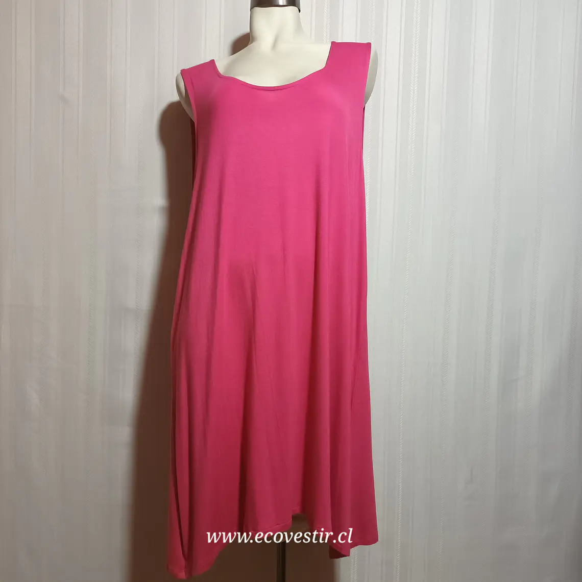 VESTIDO MUJER SOLERA ROSADO MIAMI CHICORÉE TALLA XXL 1