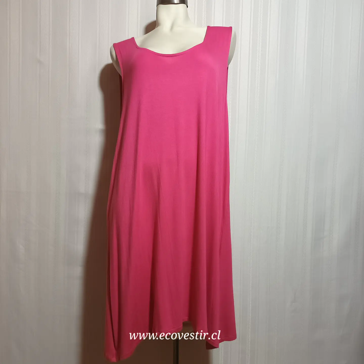 VESTIDO MUJER SOLERA ROSADO MIAMI CHICORÉE TALLA XXL 1