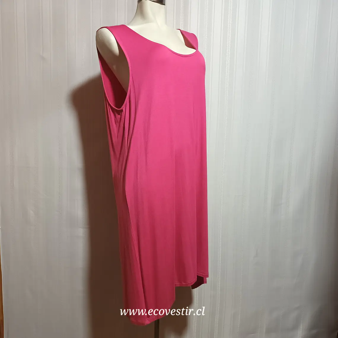 VESTIDO MUJER SOLERA ROSADO MIAMI CHICORÉE TALLA XXL 2