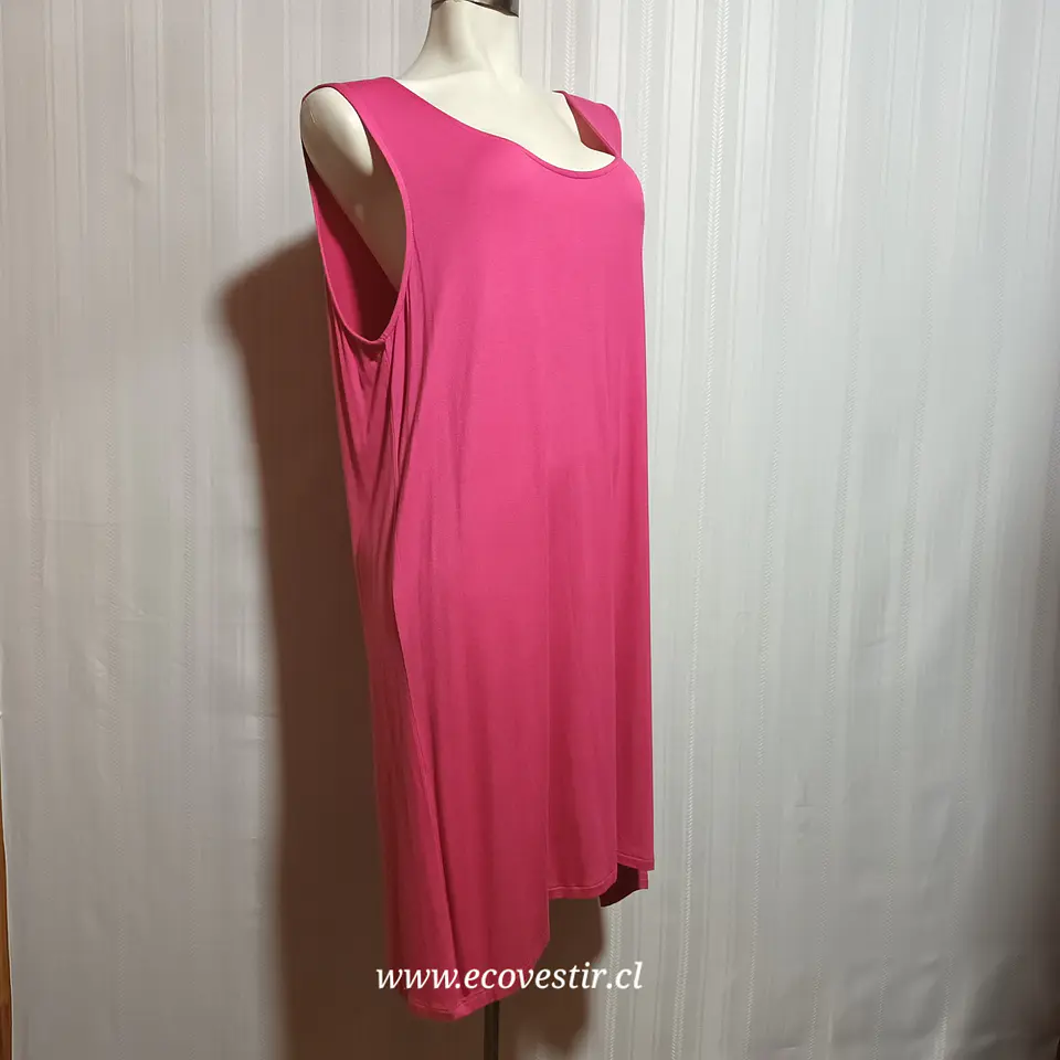 VESTIDO MUJER SOLERA ROSADO MIAMI CHICORÉE TALLA XXL 2