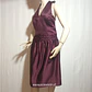 VESTIDO FIESTA ESCOTE HALTER - BURDEO / TALLA M - Miniatura 1