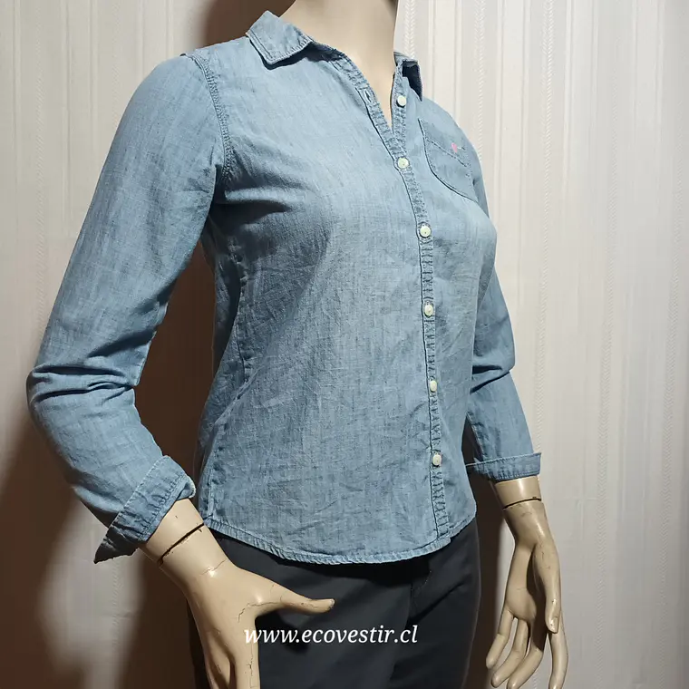 BLUSA MUJER DENIM AZUL OSHKOSH TALLA 14 1