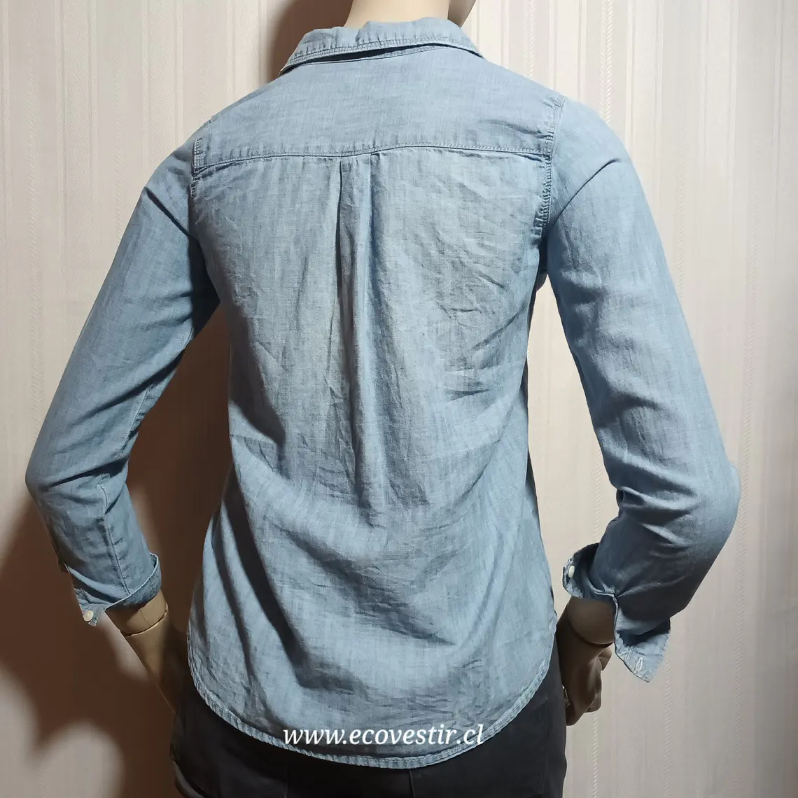 BLUSA MUJER DENIM AZUL OSHKOSH TALLA 14 3