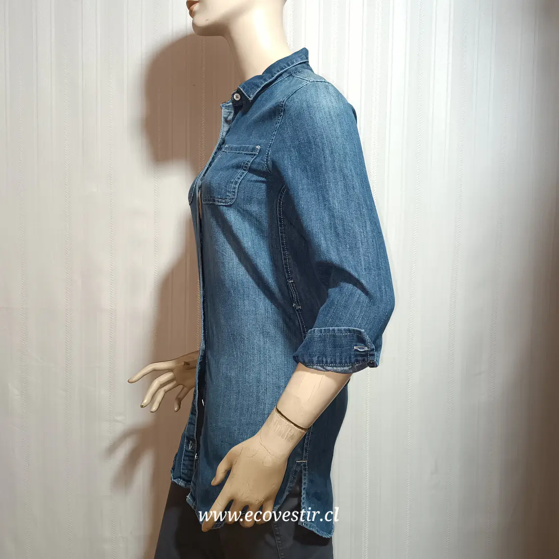 Blusa Mujer Denim OLD NAVY Talla L/G (10-12) 3