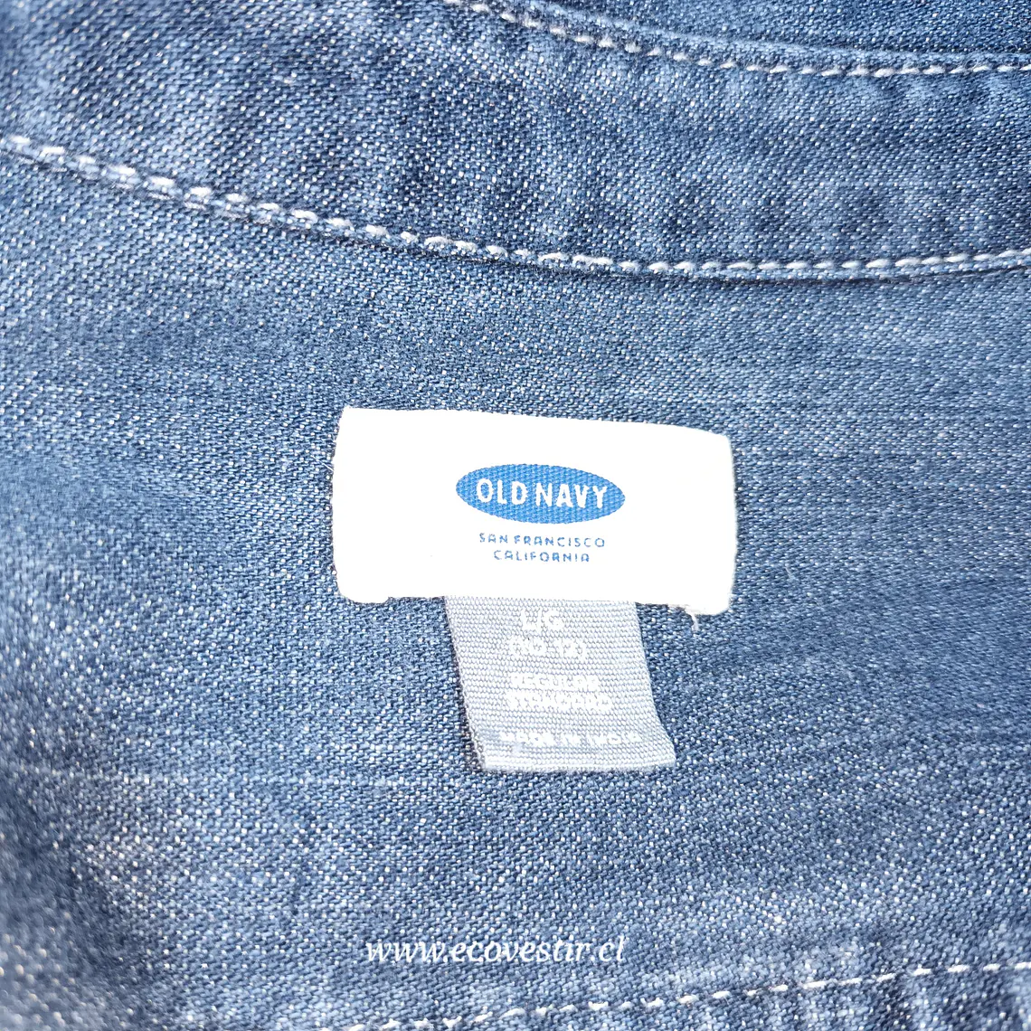 Blusa Mujer Denim OLD NAVY Talla L/G (10-12) 5