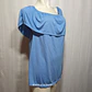 Blusa Mujer Celeste Escote Barco Sin Mangas WOMEN LIMITED by TCHIBO Talla 44/46 - Miniatura 1