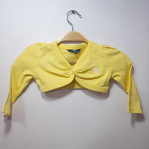 Bolero Amarillo Bebé Original Marines Talla 18 Meses