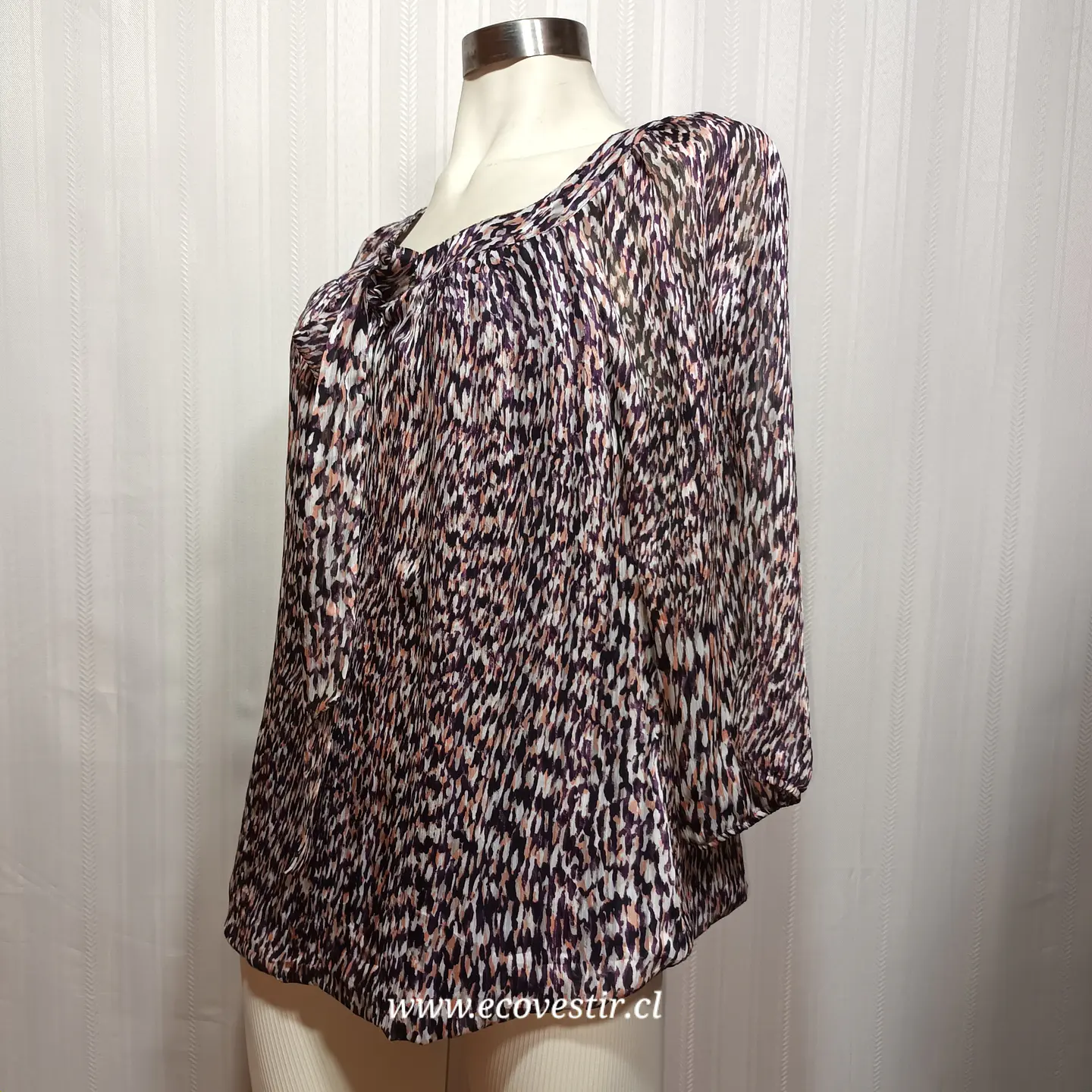 Blusa  Estampada Mujer Sara Michelle Talla XL Manga 3/4  3