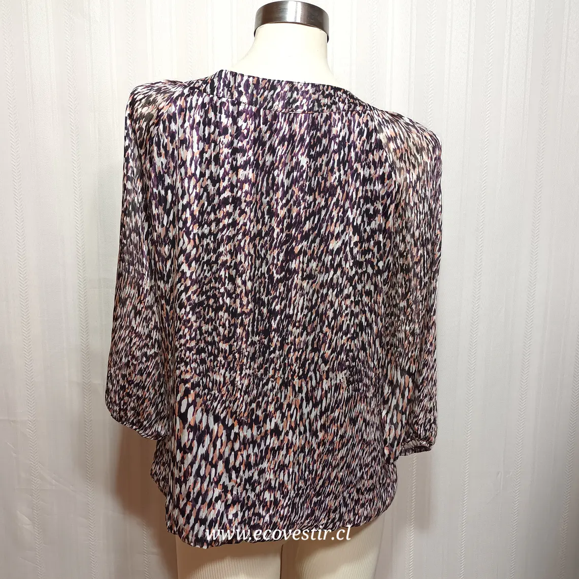 Blusa  Estampada Mujer Sara Michelle Talla XL Manga 3/4  4