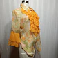Blusa Mujer Estampada Floral con Volante Talla M - Miniatura 3