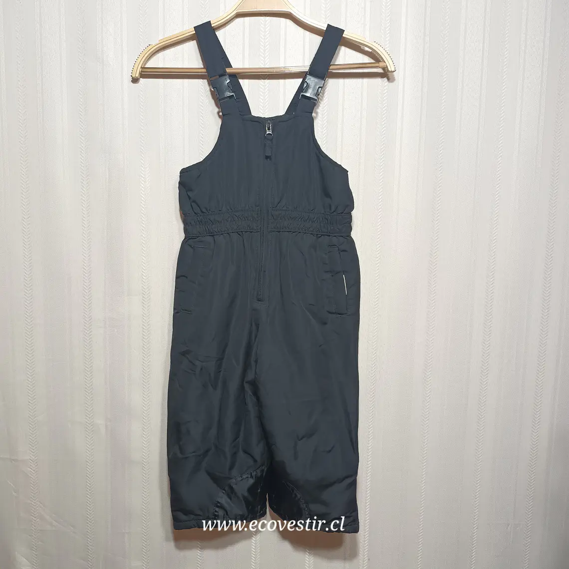Pantalón Térmico Niño Tirantes  Faden Glory Negro Talla 3T 1