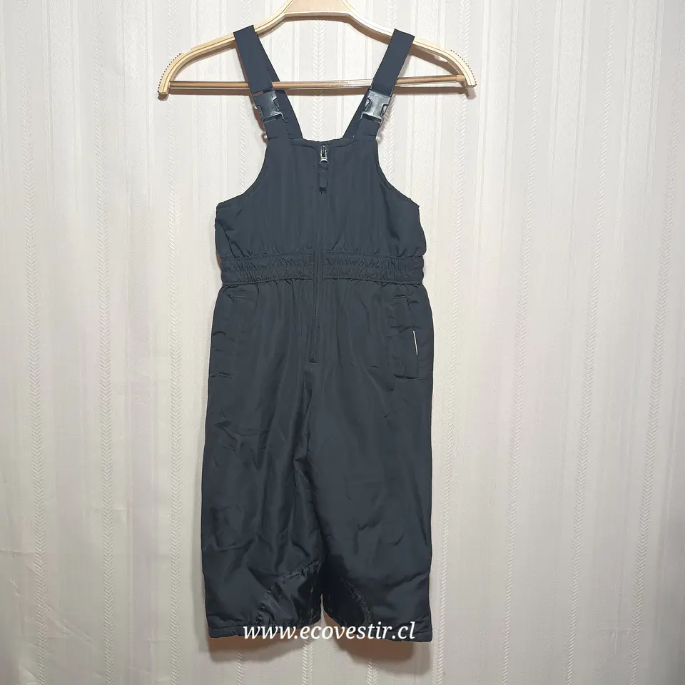Pantalón Térmico Niño Tirantes  Faden Glory Negro Talla 3T 1