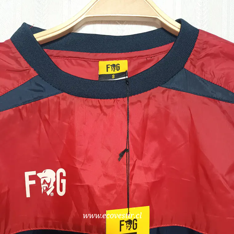 Cortaviento Hombre FG Sport Rojo Azul Talla S 2