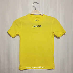 Polera Deportiva Niño Legea Amarilla Talla 5XS 
