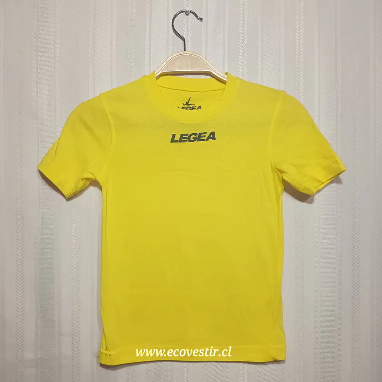 Polera Deportiva Niño Legea Amarilla Talla 5XS  1
