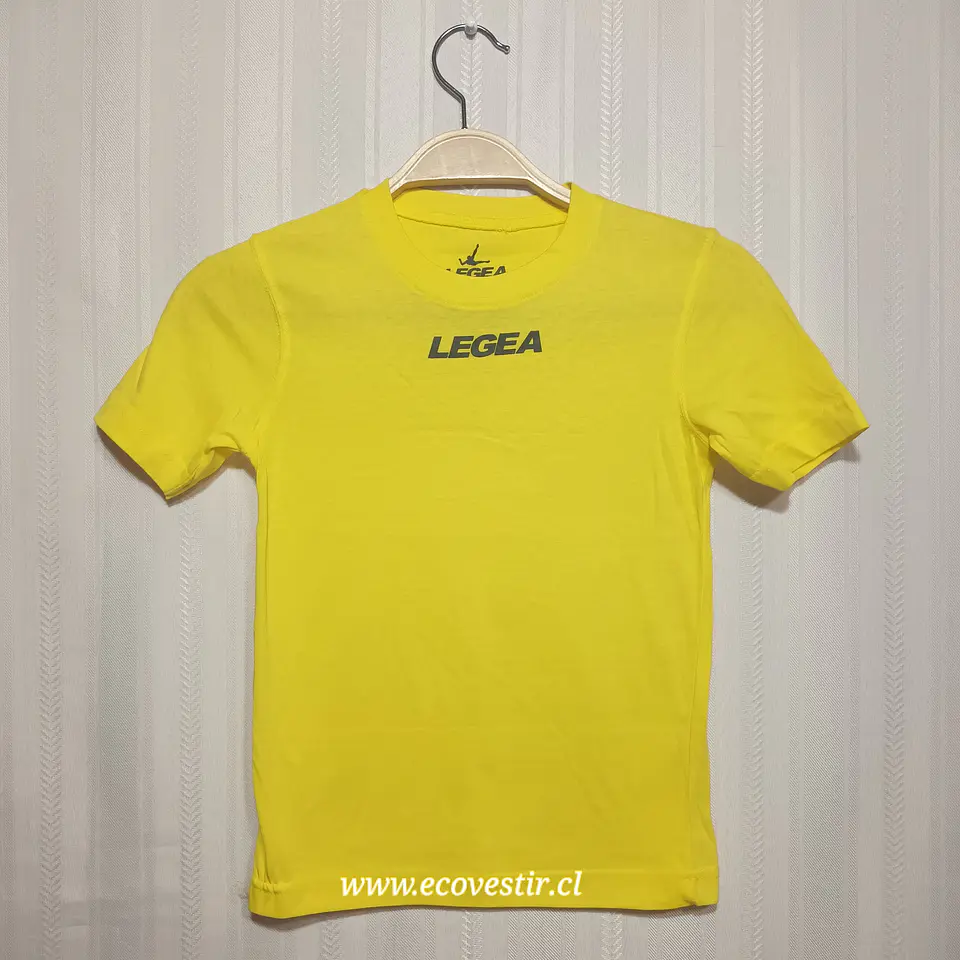Polera Deportiva Niño Legea Amarilla Talla 5XS  1