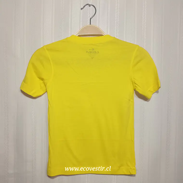 Polera Deportiva Niño Legea Amarilla Talla 5XS  3