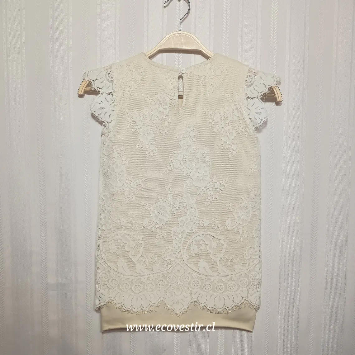 Blusa Niña Encaje Bordado Floral Twinset Talla 6/116 3