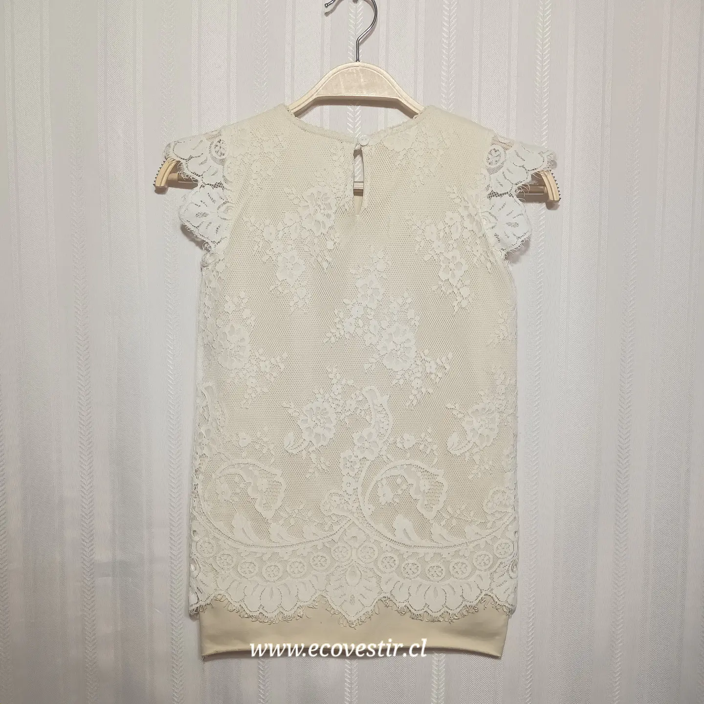 Blusa Niña Encaje Bordado Floral Twinset Talla 6/116 3
