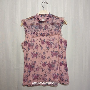 Vestido Encaje Niña No Boundaries XL/XG 15-17 Años Rosado Floral