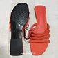 Sandalia Mujer Sin Talon Zara Trafaluc Color Sandia Talla 39 - Miniatura 3
