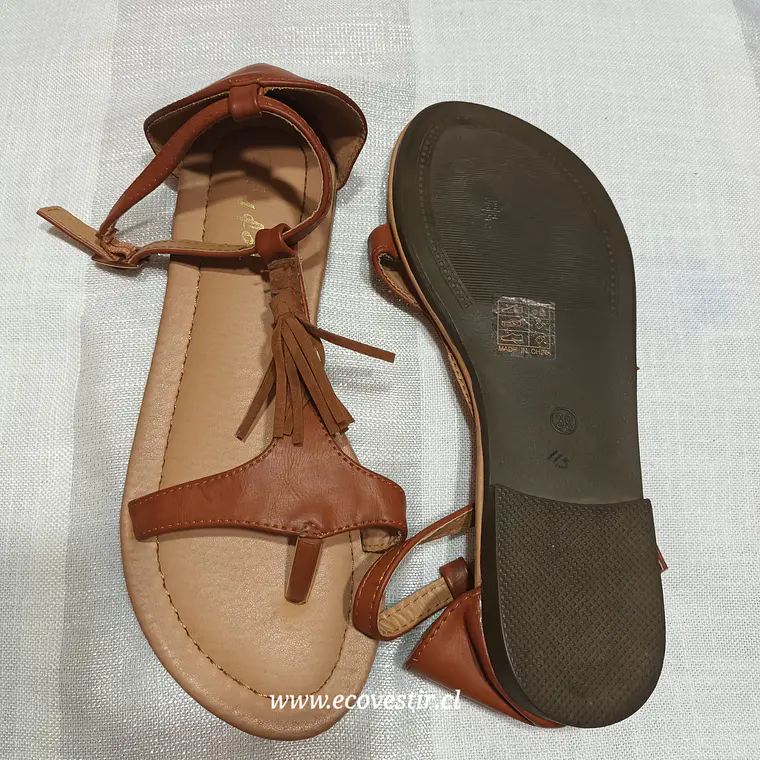 Sandalia Mujer Flyfor Cafe Talla 39 2