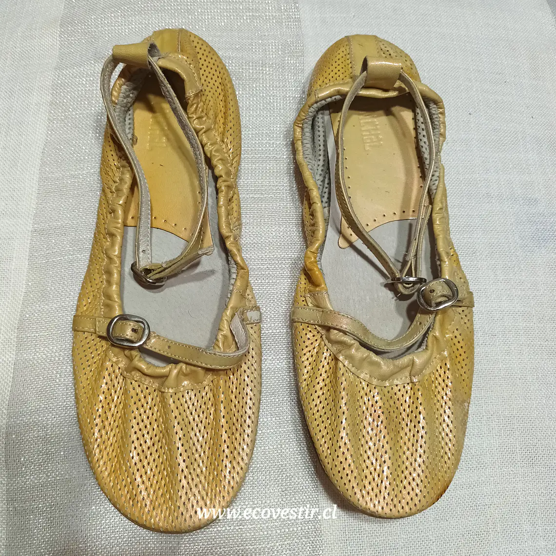 Bailarina Mujer Funchal Amarillo Talla 37 1