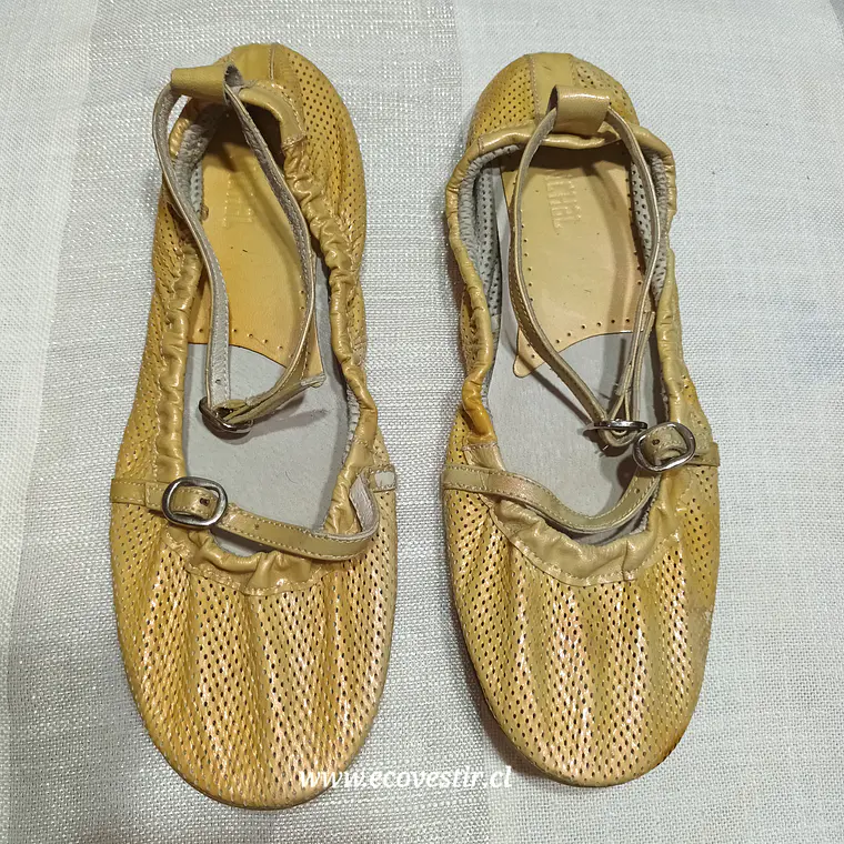 Bailarina Mujer Funchal Amarillo Talla 37 1