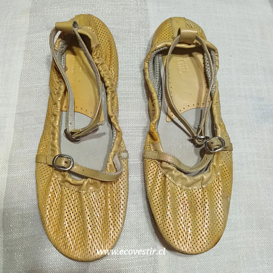 Bailarina Mujer Funchal Amarillo Talla 37 1