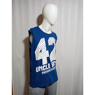 Polera Hombre Azul Uncle Sam Talla XL