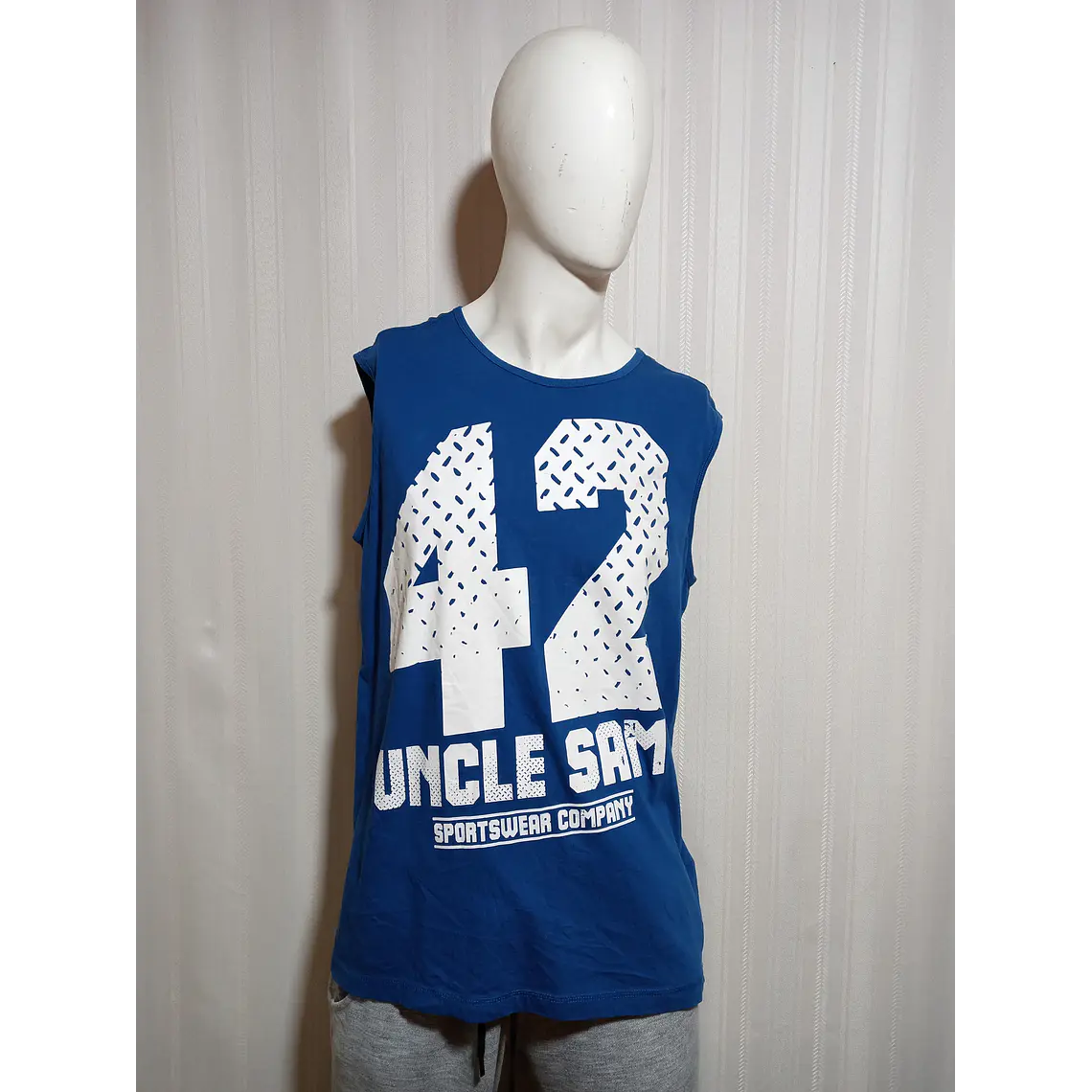 Polera Hombre Azul Uncle Sam Talla XL 2