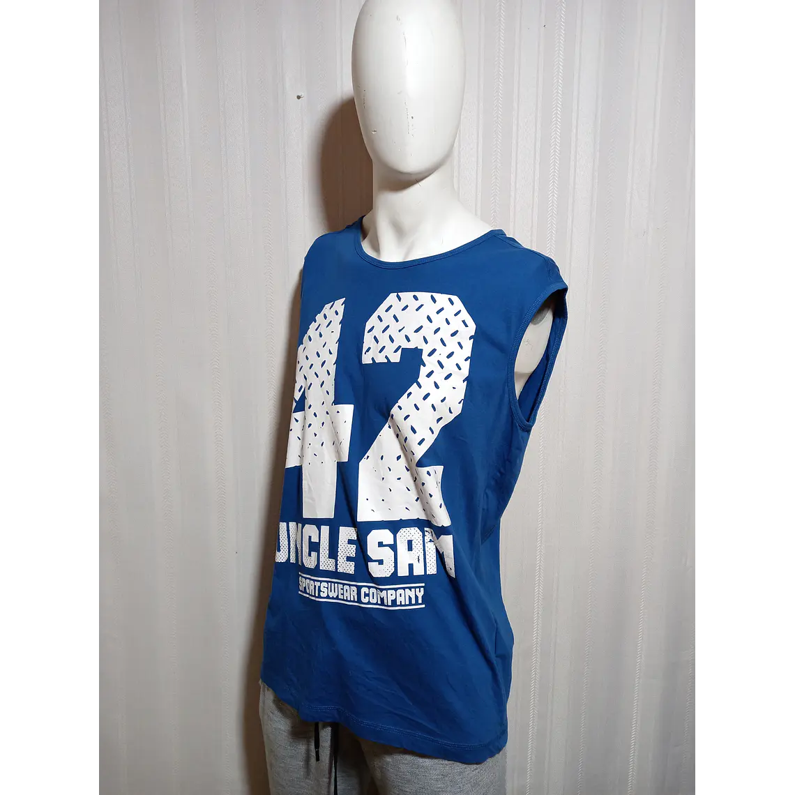 Polera Hombre Azul Uncle Sam Talla XL 3