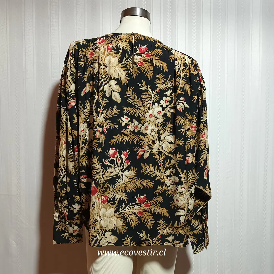 Blusa Mujer Estampada Flores H&M Talla  L 2