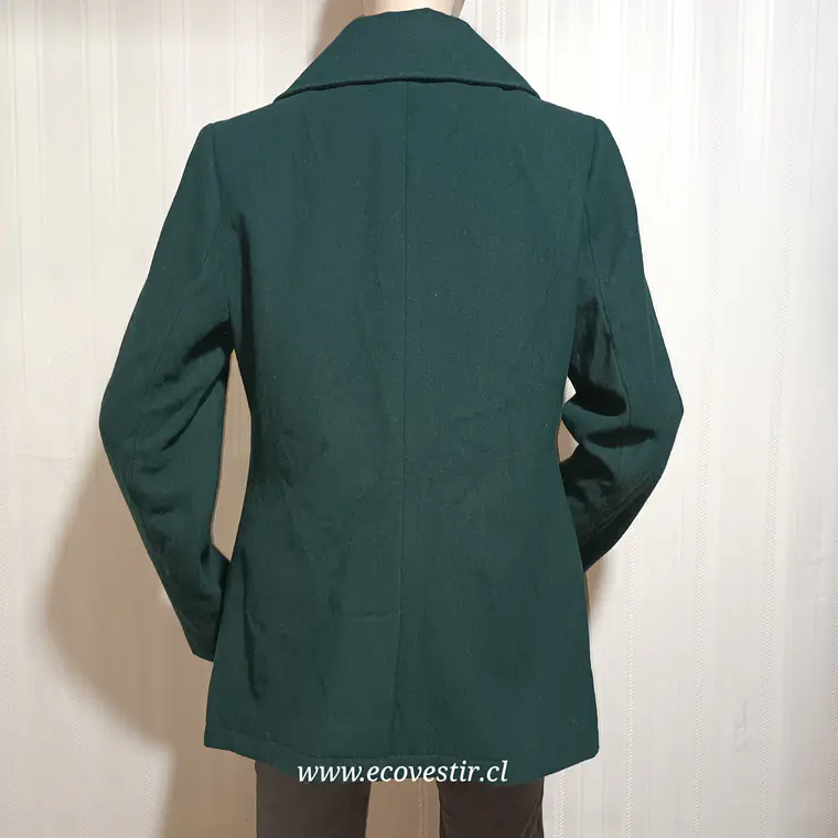 Abrigo Mujer Verde Petroleo Merona Talla L 5