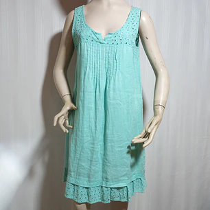 Vestido Mujer Verde Agua Flash Woman Talla M