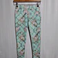 Calza Niña Floral Verde Agua Texturizada FUN & FUN Talla 8A - Miniatura 1