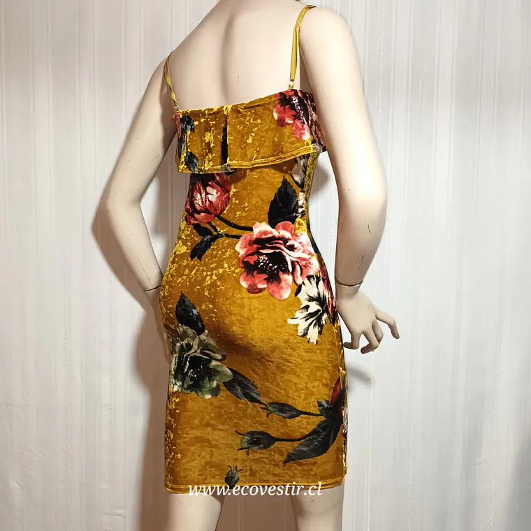 VESTIDO MUJER TIRANTES MULTICOLOR EDGE STREET  / TALLA S 4