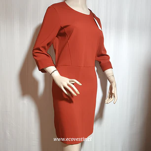 VESTIDO MUJER ROJO CORAL SITA MURT TALLA 40