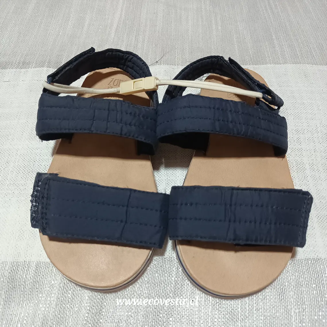 Sandalia Niño Azul Zara Baby Talla 24 1