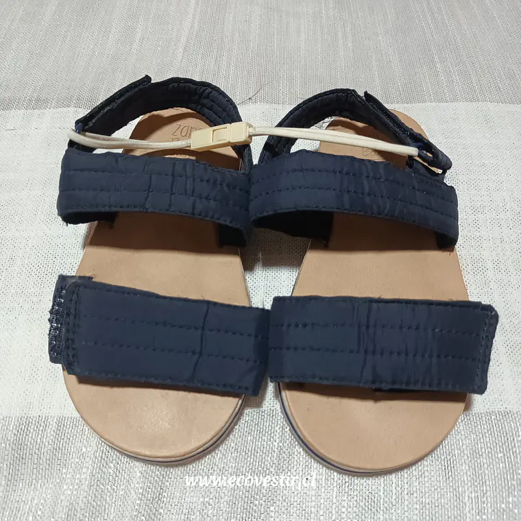 Sandalia Niño Azul Zara Baby Talla 24 1