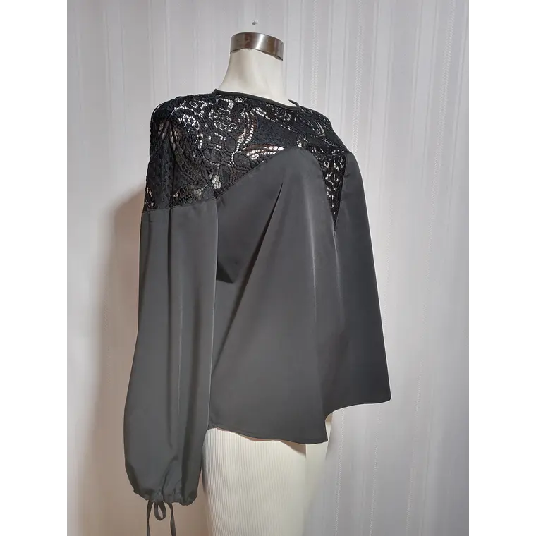  Blusa Mujer ML Shein Negro Talla 1 xl  2