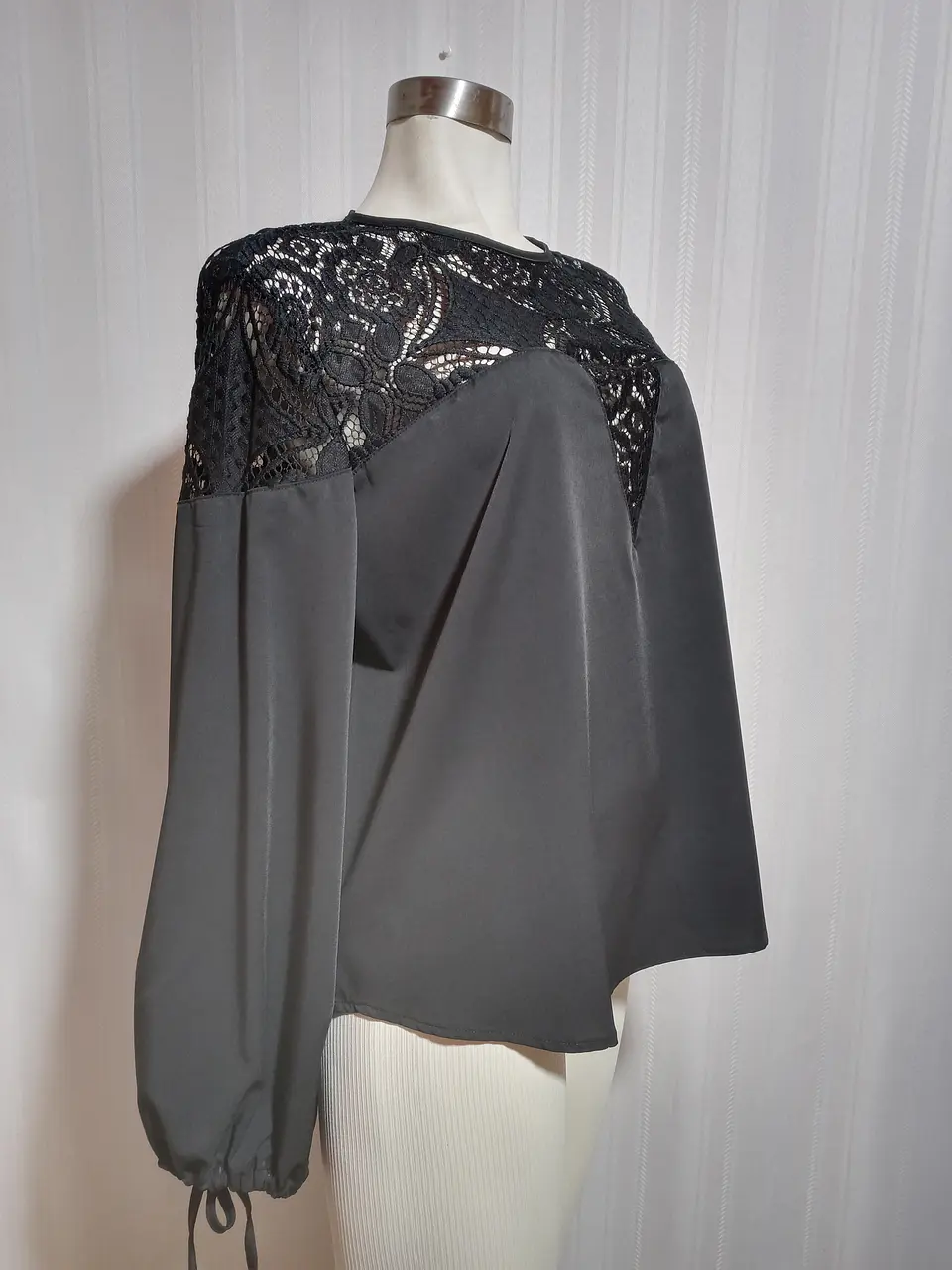  Blusa Mujer ML Shein Negro Talla 1 xl  2