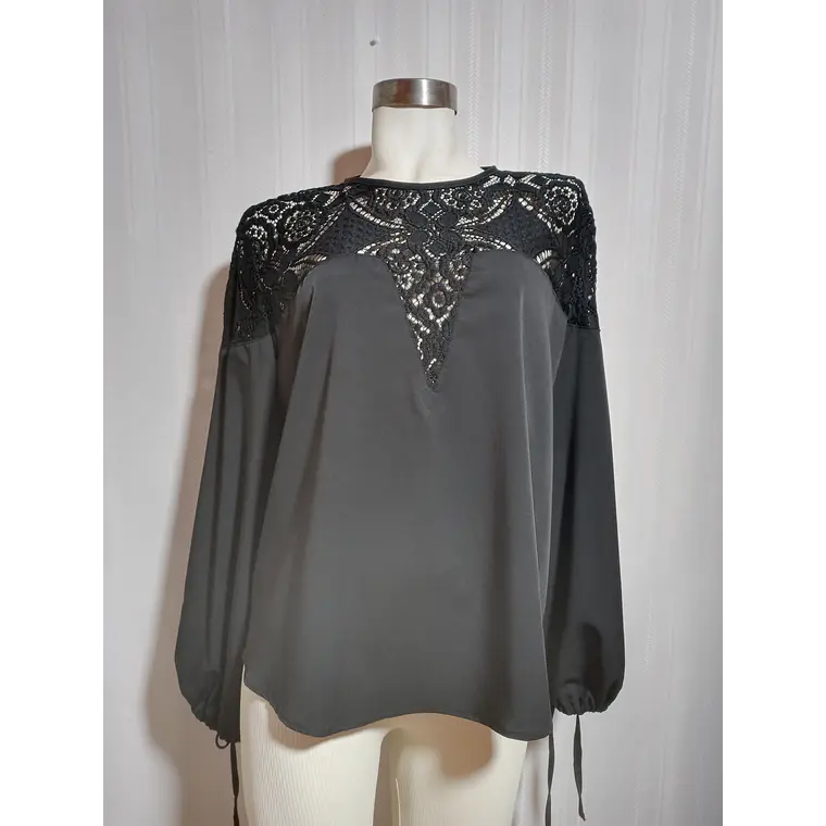  Blusa Mujer ML Shein Negro Talla 1 xl  1