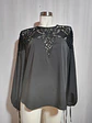  Blusa Mujer ML Shein Negro Talla 1 xl  - Miniatura 1