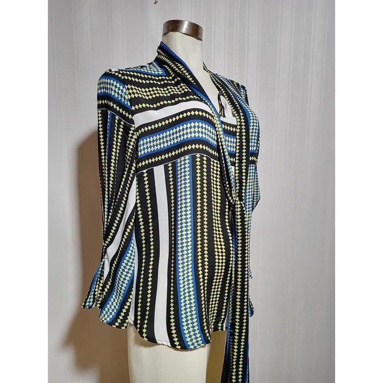 Blusa Mujer ML Multicolor New York  & Company Talla L 1